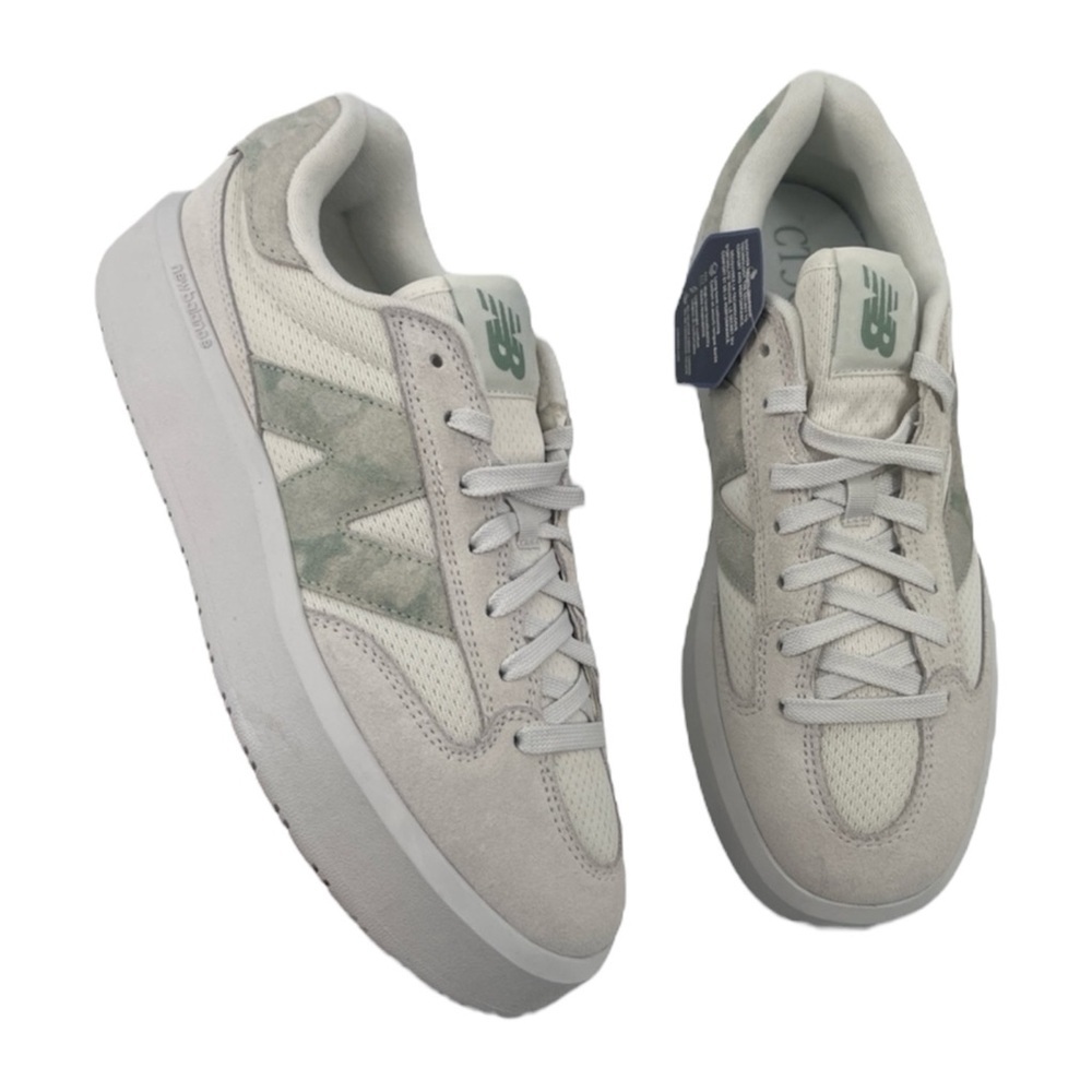New Balance CT302 White Green Calssic Tie Dye Suede Upper Lace Up Sneakers 11 - Picture 1 of 14